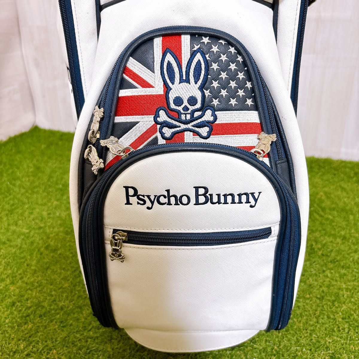 Psycho Bunny サイコバニー キャディバッグ ゴルフバッグ カート