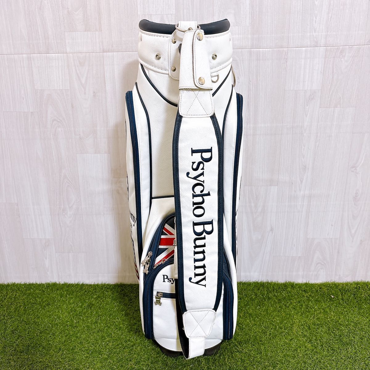 Psycho Bunny サイコバニー キャディバッグ ゴルフバッグ カート