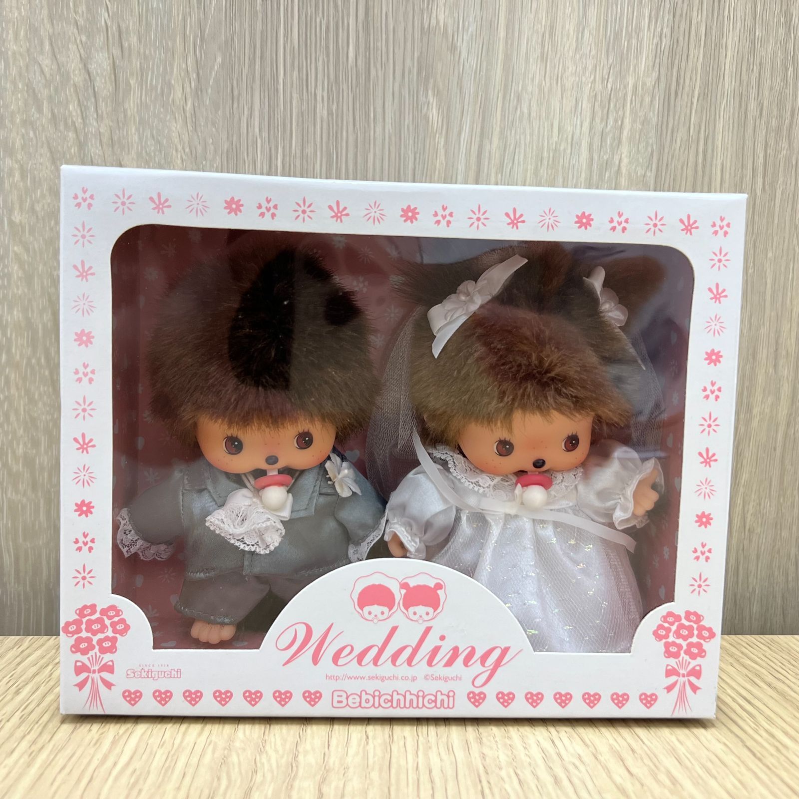 K0302]モンチッチ ベビチッチ ウェディング ぬいぐるみ セット - メルカリ