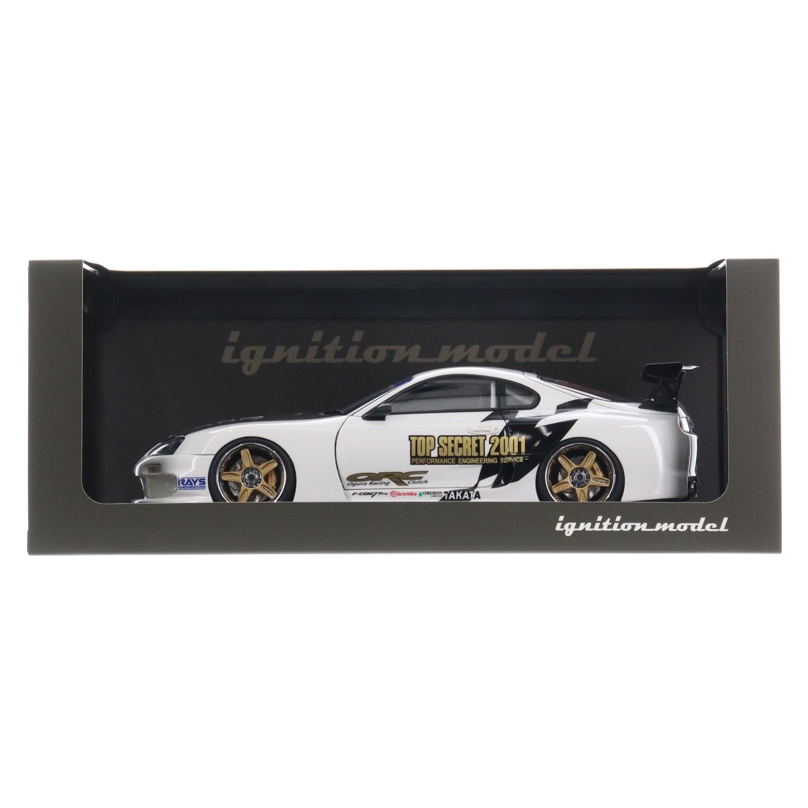 1/18 TOP SECRET GT300 Supra(A80)(スープラ) White 完成品 ミニカー(IG3744) ignition model(イグニッションモデル) 1/18 TOP SECRET GT300 Supra(A80)(スープラ) White 完成品 ミニカー