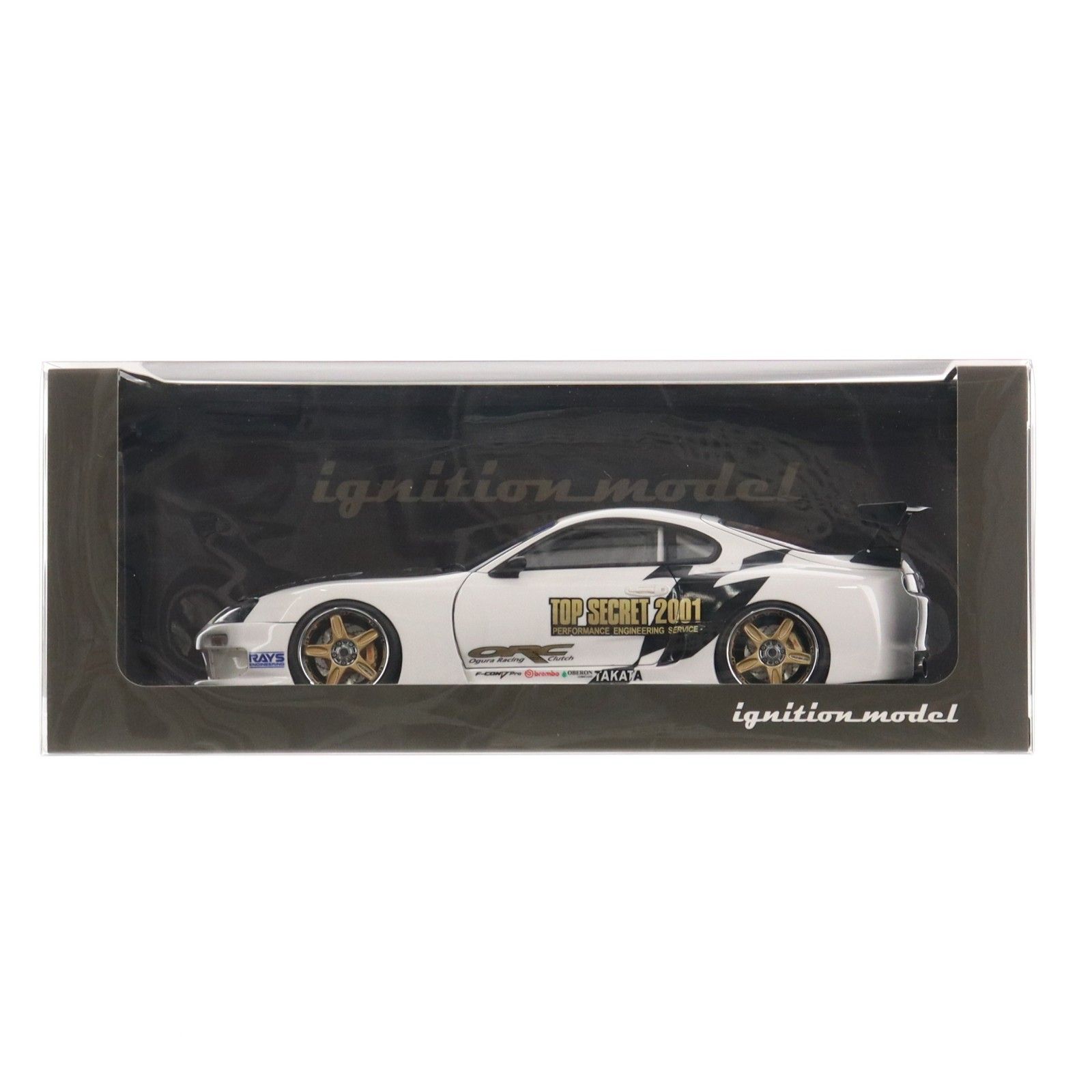 1/18 TOP SECRET GT300 Supra(A80)(スープラ) White 完成品 ミニカー 