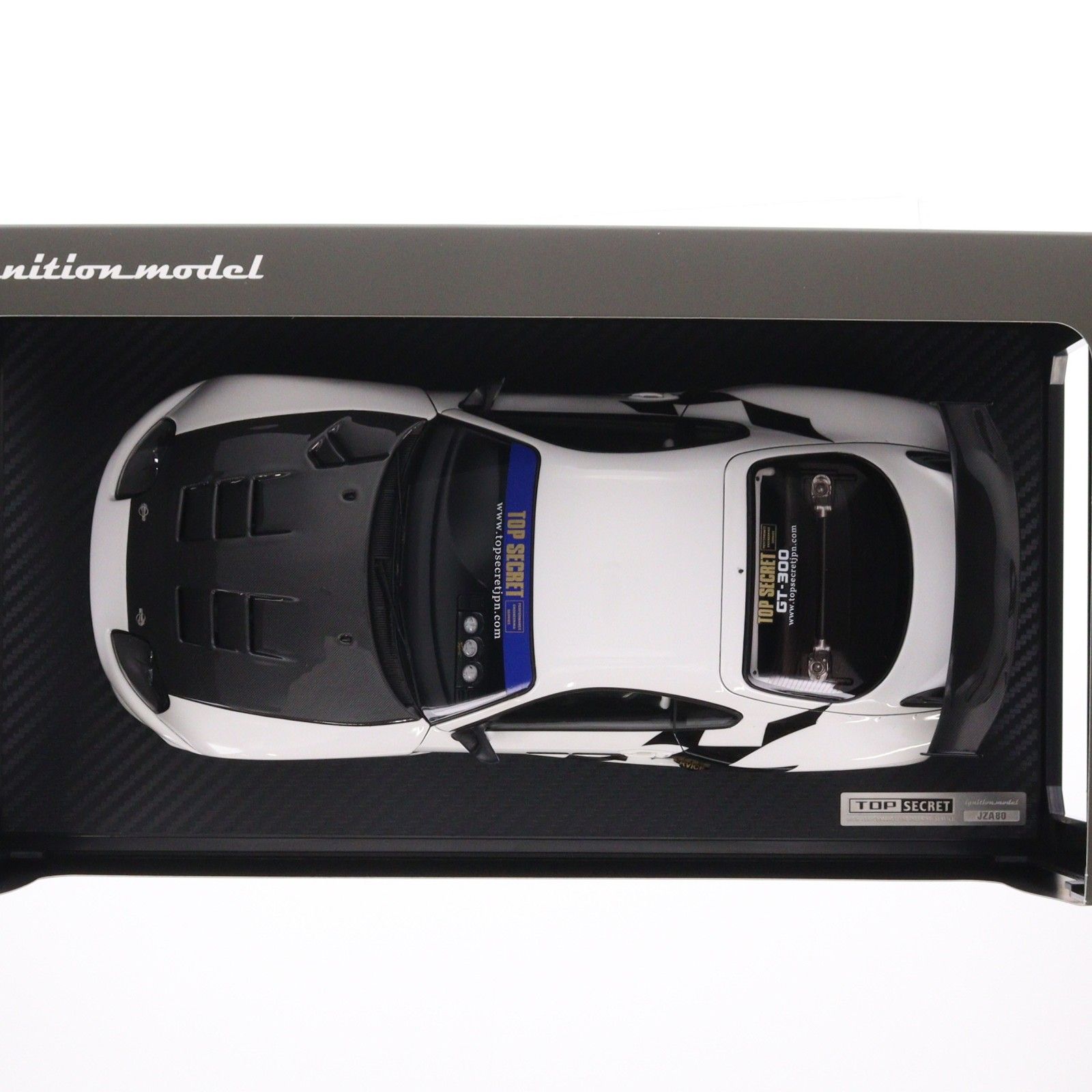 1/18 TOP SECRET GT300 Supra(A80)(スープラ) White 完成品 ミニカー 