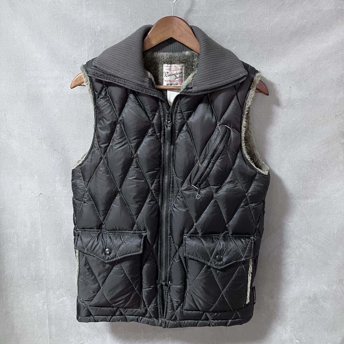 WEST RIDE ウエストライド RACING DOWN VEST ナイロン アクリルファー