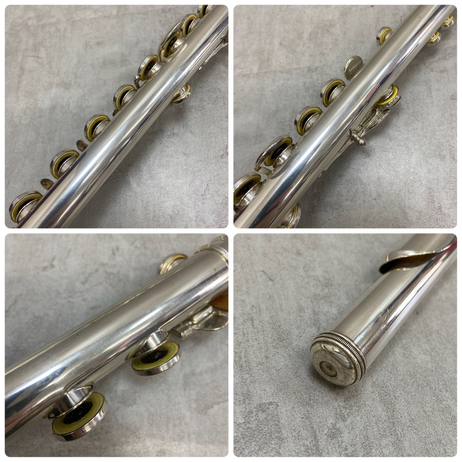 アルタス フルート A907 頭部管銀製 銀メッキ シルバー Eメカ ポイント