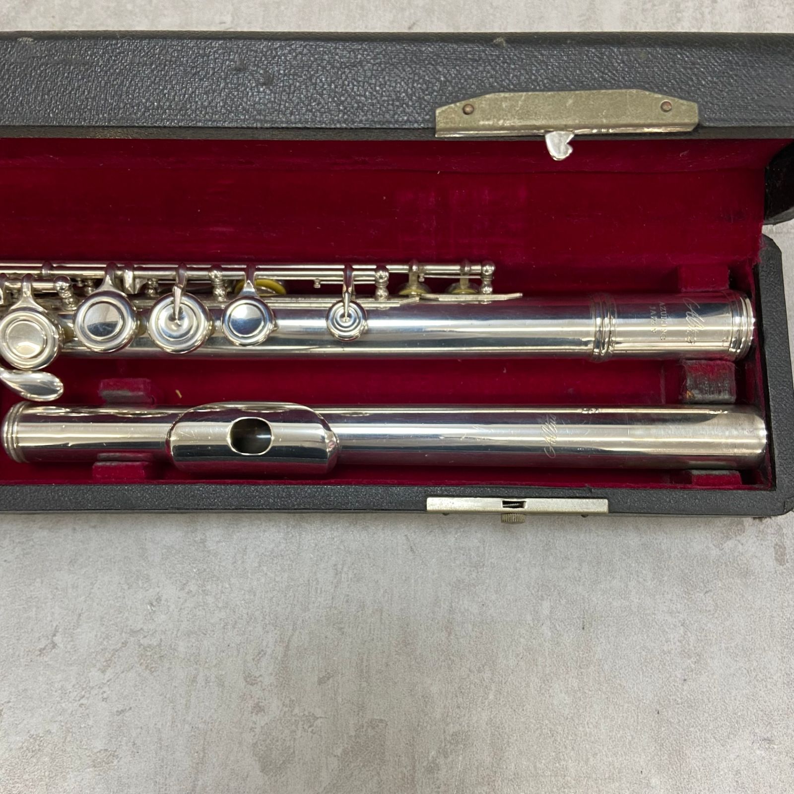 アルタス フルート A907 頭部管銀製 銀メッキ シルバー Eメカ ポイント