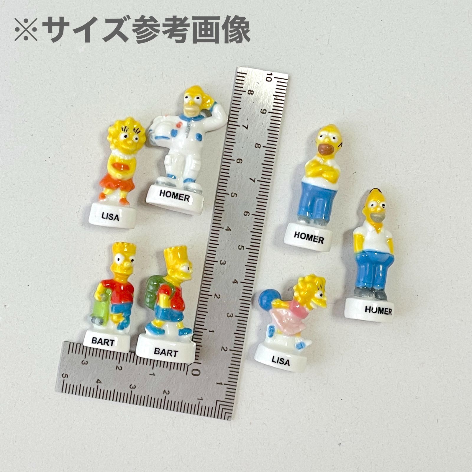 フェーヴ バート② シンプソンズ フランス フェーブ ミニチュア陶器 m