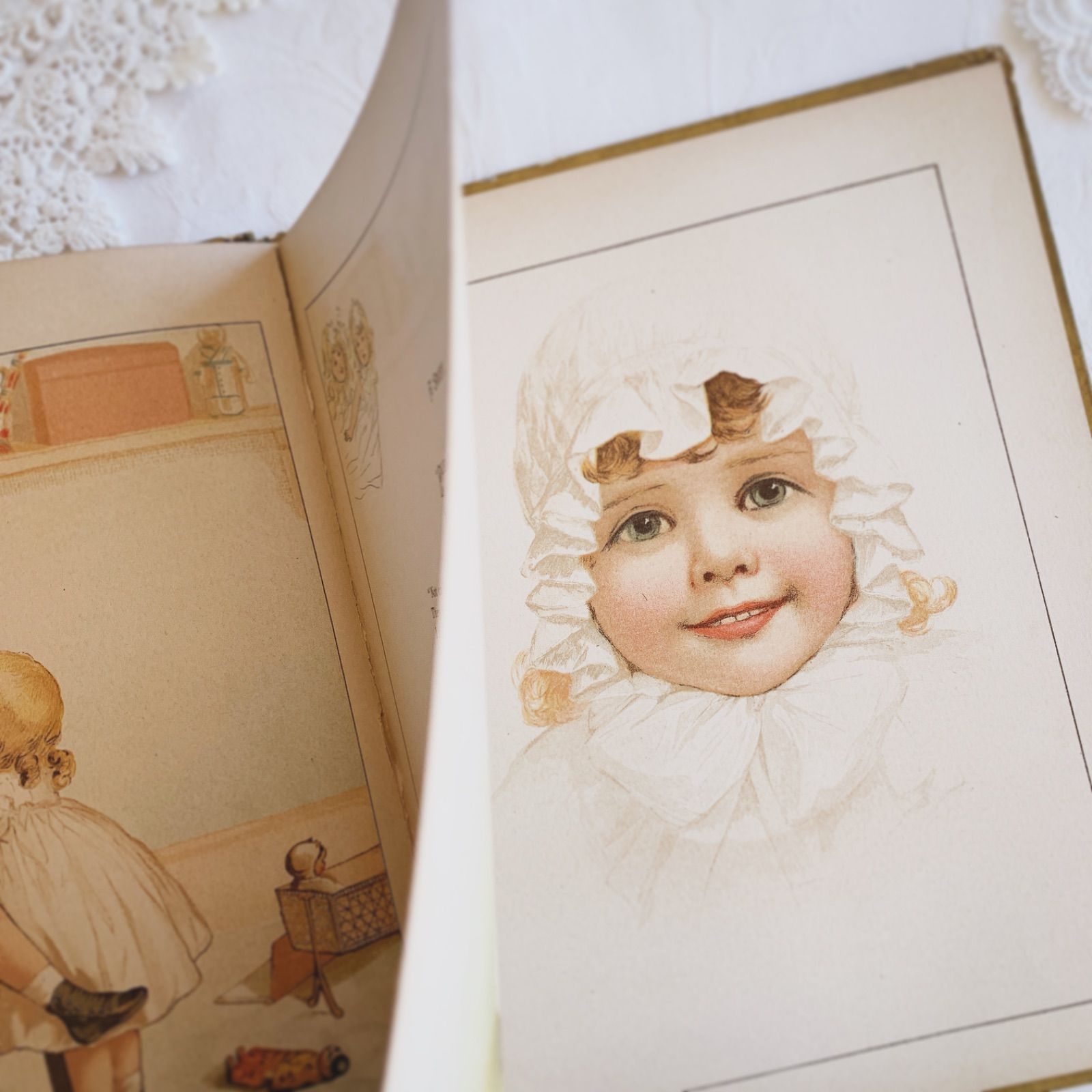 1888年 アメリカ アンティーク絵本 古書の美しい印刷 年代物の希少本