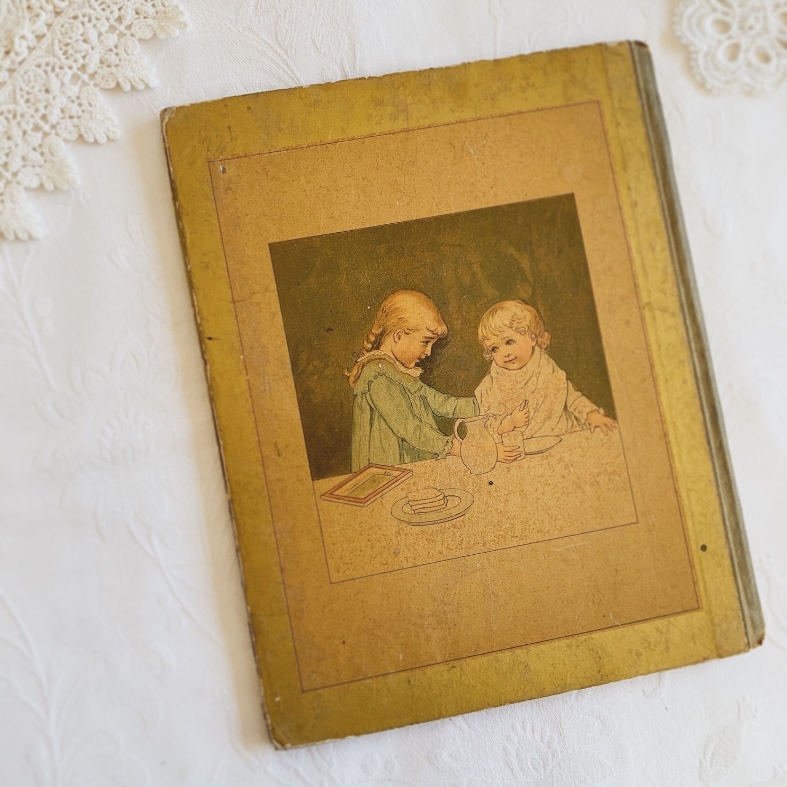 1888年 アメリカ アンティーク絵本 古書の美しい印刷 年代物の希少本