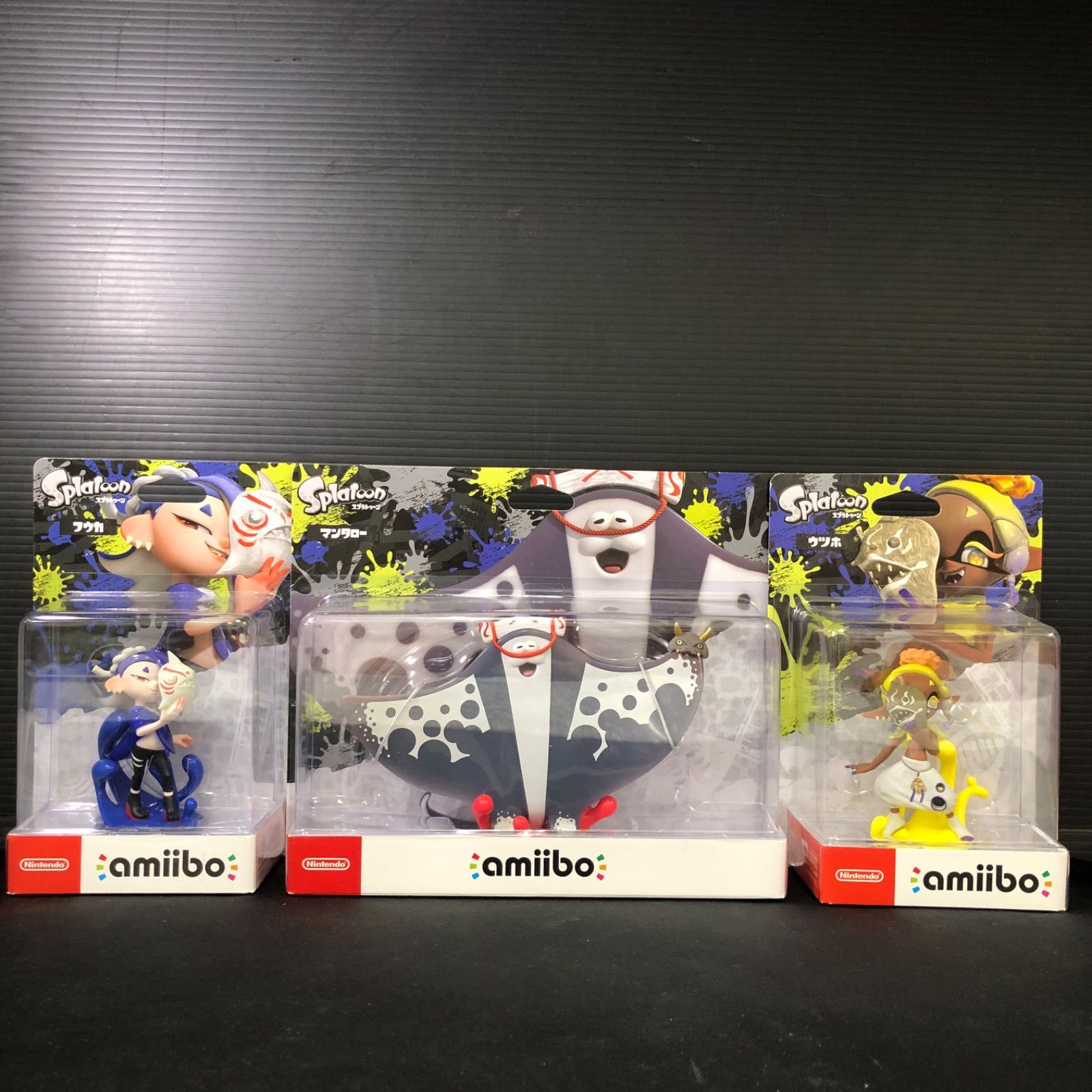 Splatoon amiibo フウカ・マンタロー・ウツホ 3体セット 新品未開封 