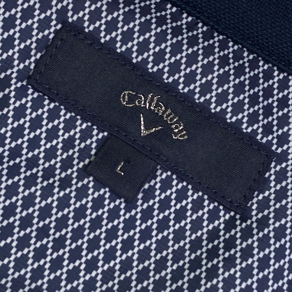 サイズ：L CALLAWAY キャロウェイ 2WAY 長袖ジップジャケット 総柄