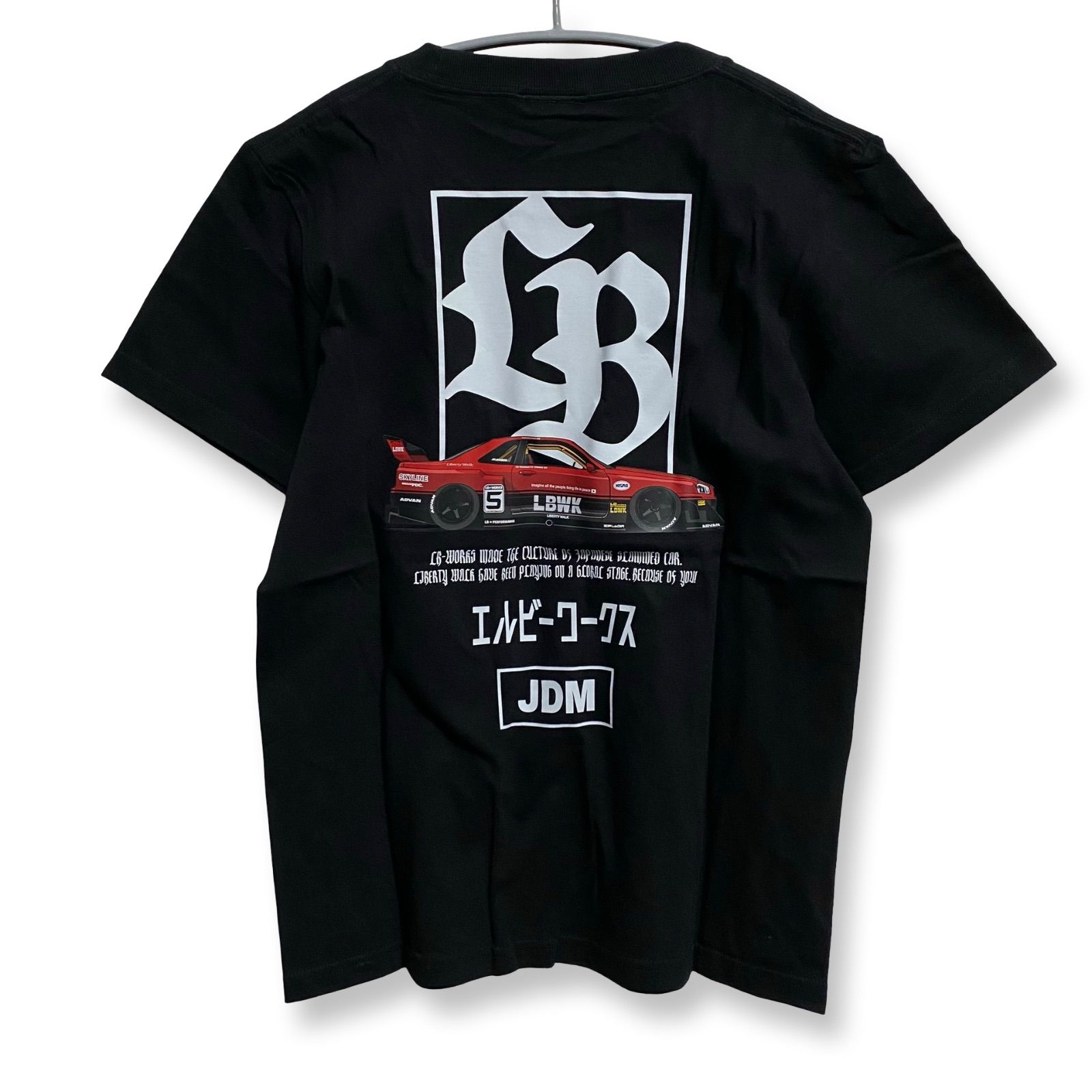 LBWK リバティーウォーク Tシャツ L Size. LIBERTY WALK リバティーウォーク LB Box Logo 34 Kids Tee Black T