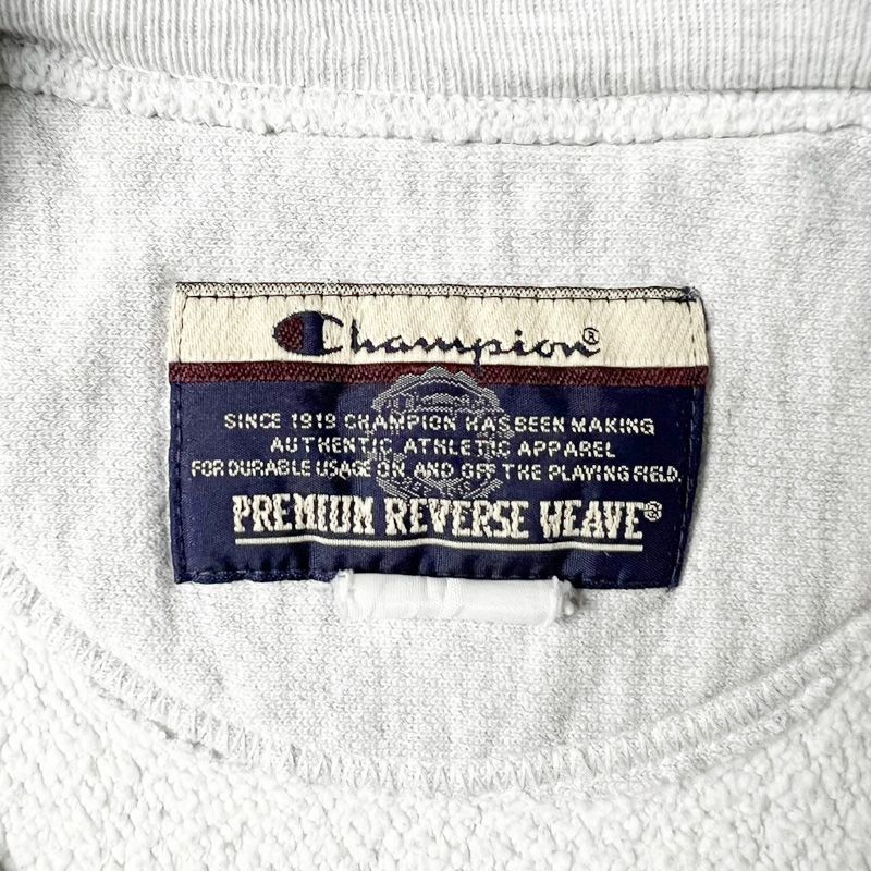 00s Champion 企業 ロゴ プリント プレミアム リバースウィーブ