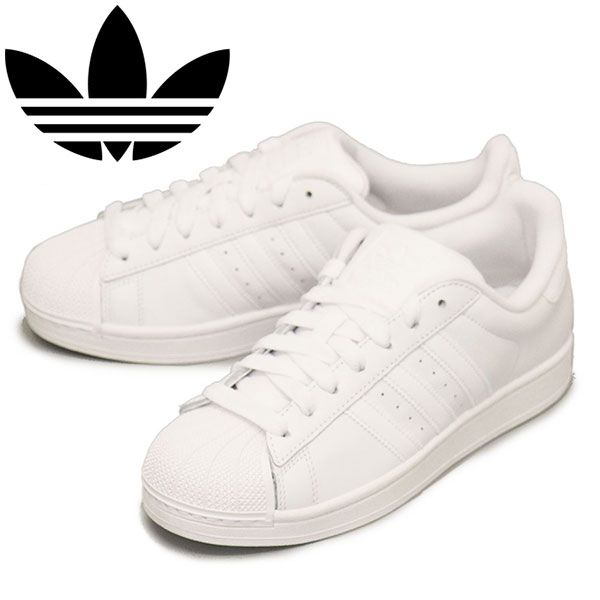 adidas (アディダス) JI0080 SUPERSTAR II スーパースター スニーカー フットウェアホワイト/フットウェアホワイト/フットウェアホワイト AD326 23.5cm