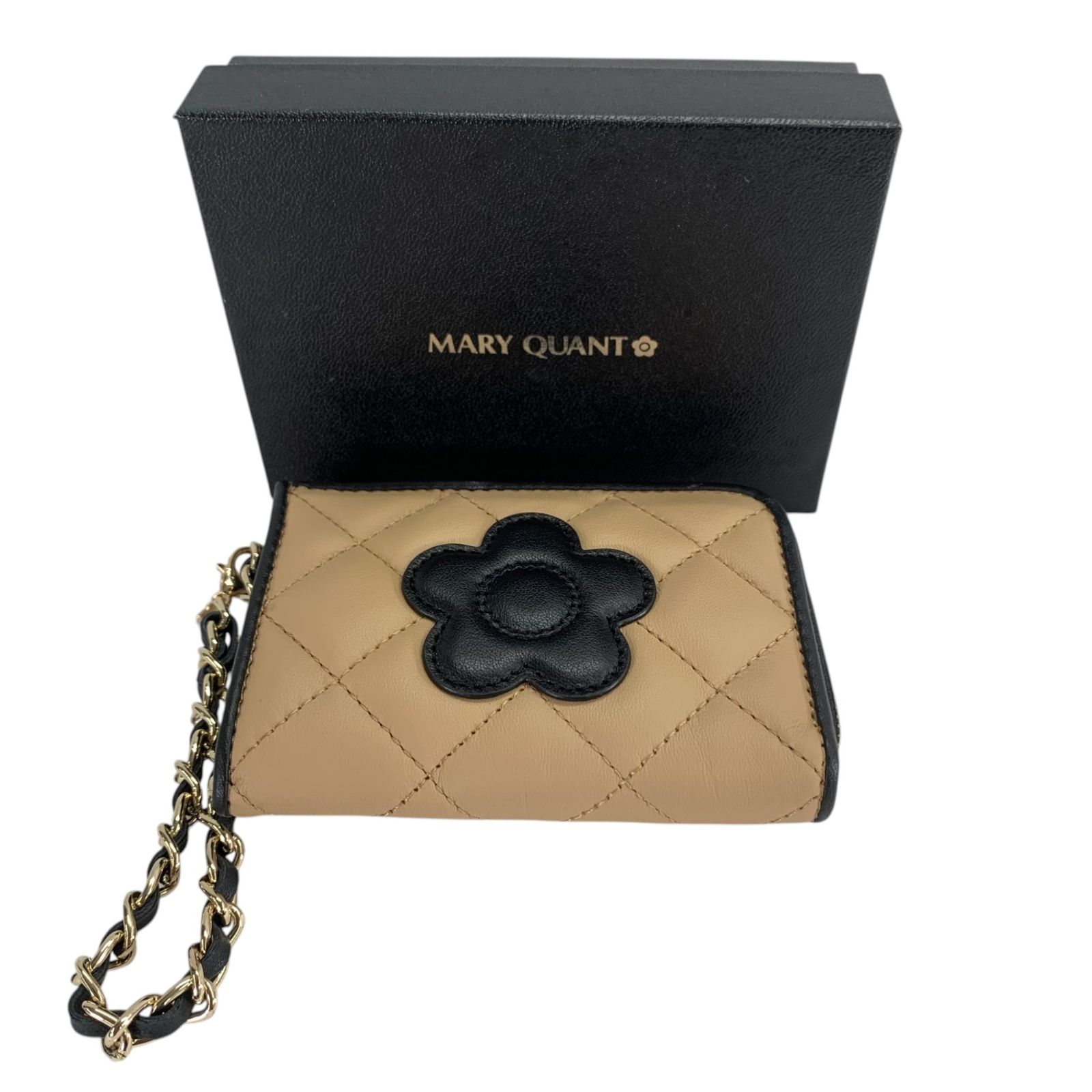 MARY QUANT マリークワント スクエアキルトウォレット コインケース