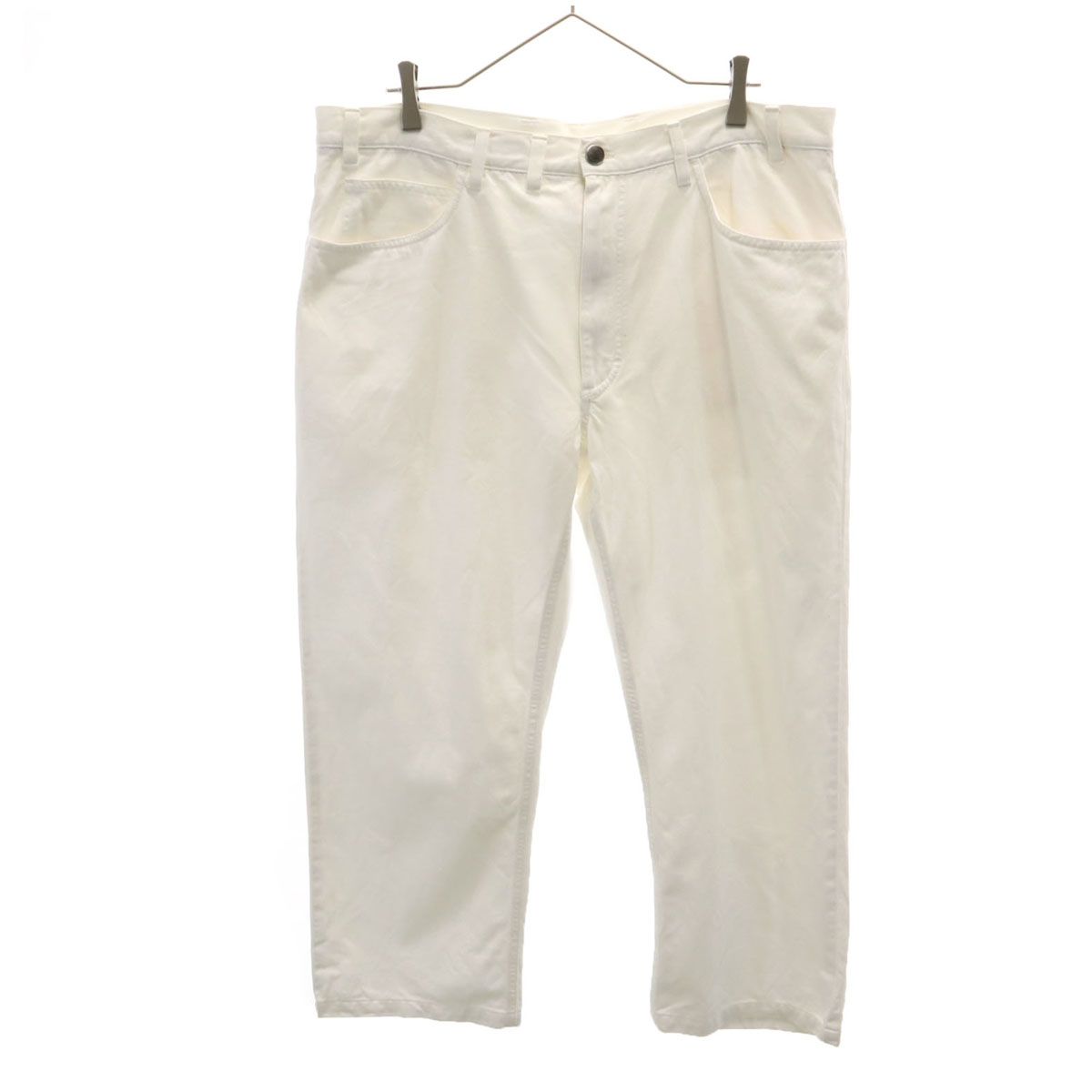美品 Loro Piana ロロピアーナ ストレッチ ロゴプレート ストレート 