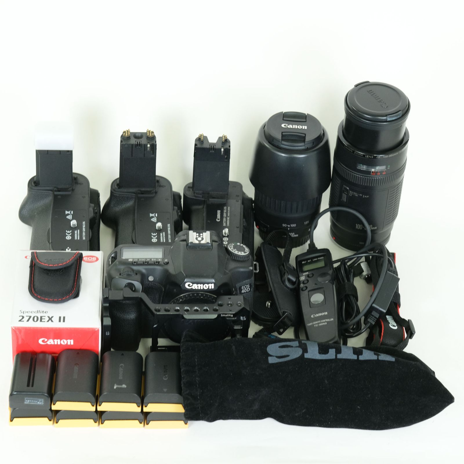 カメラ関連製品詰め合わせ・ジャンク] バッテリーグリップ・バッテリー