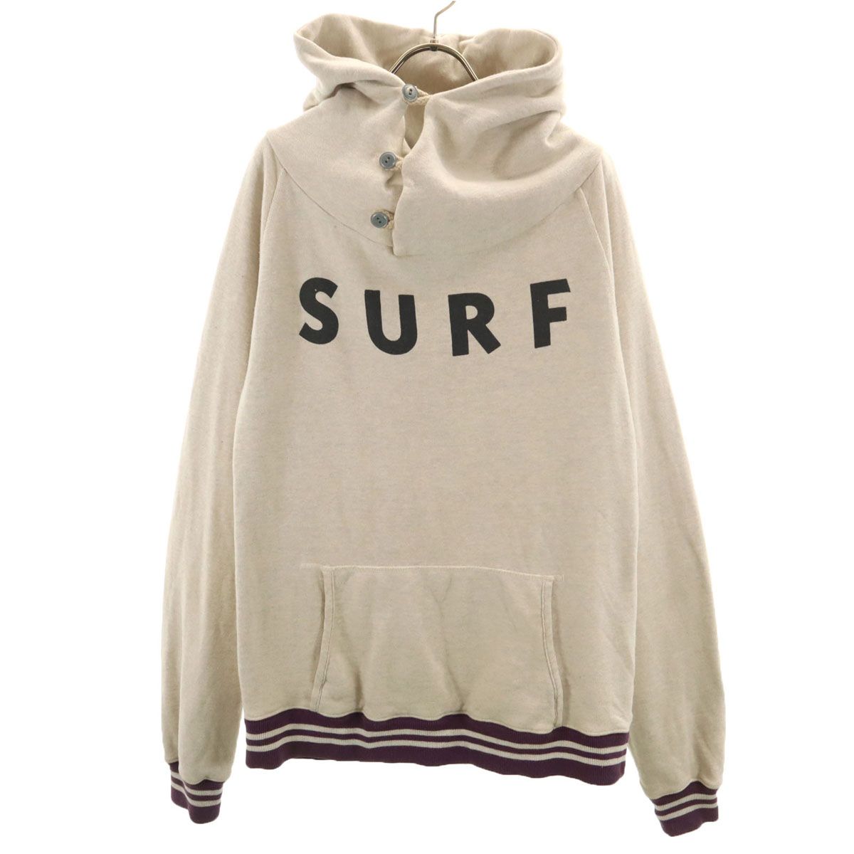 KAPITAL キャピタル 日本製 SURF 長袖 スウェットパーカー 3 ベージュ