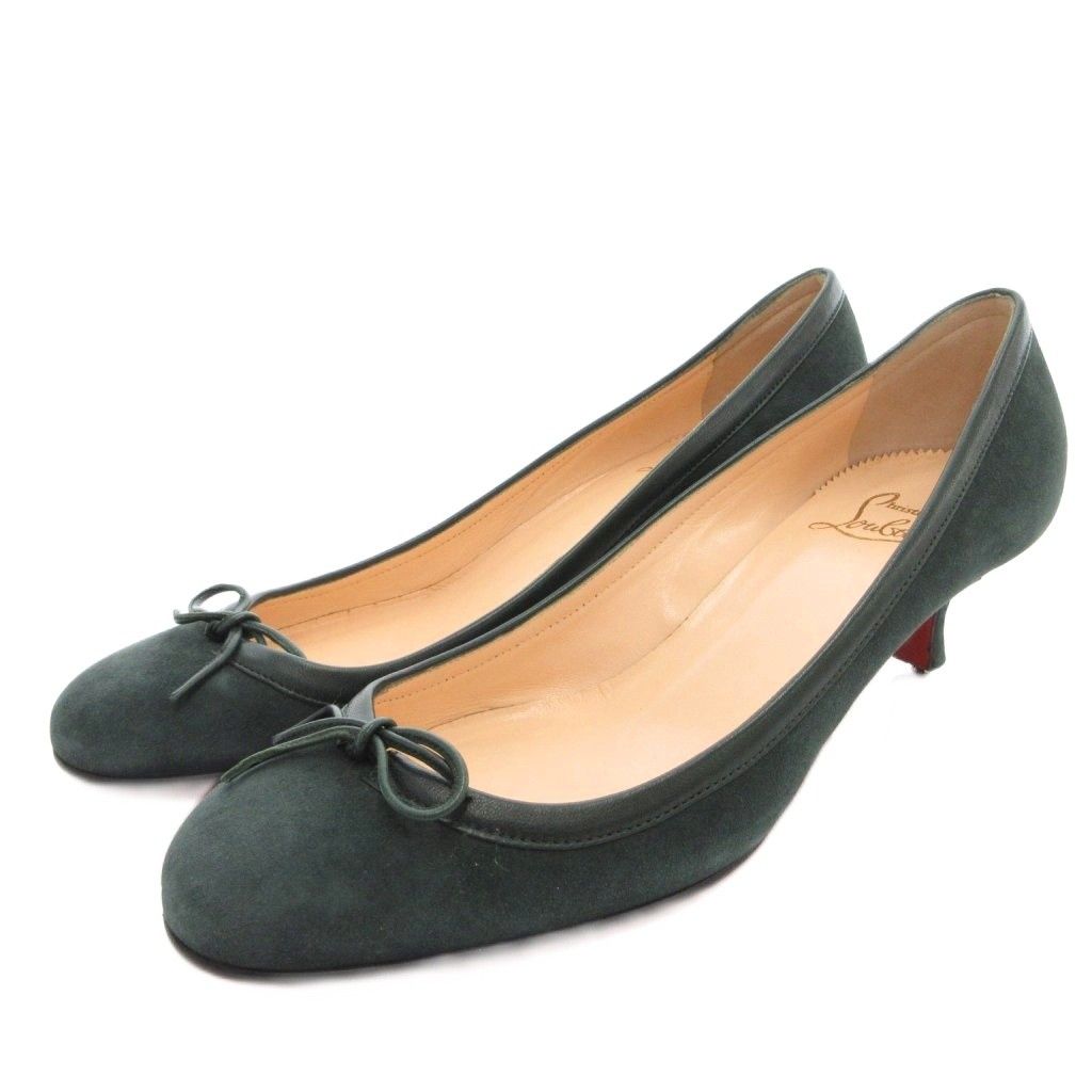 クリスチャンルブタン Christian louboutin パンプス ラウンドトゥ