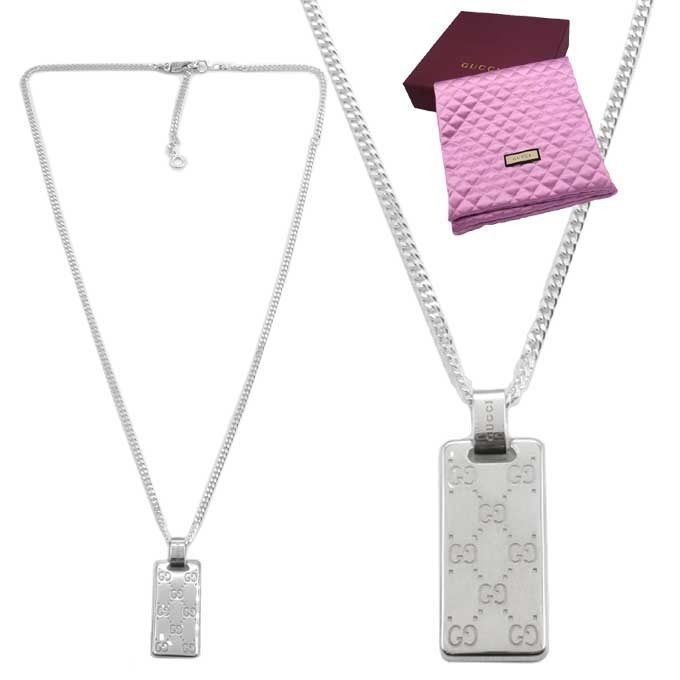 新品】グッチ 814852 J8400 8106 (シルバー) ネックレス アクセサリー
