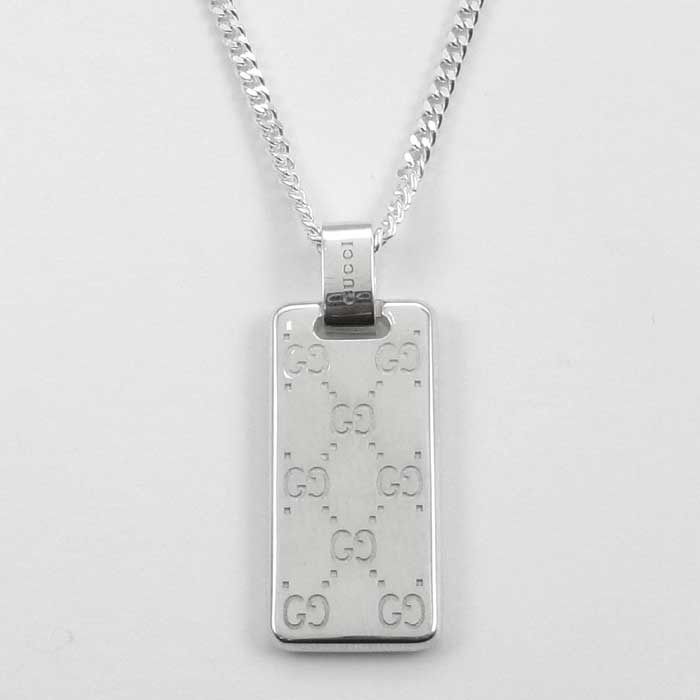 新品】グッチ 814852 J8400 8106 (シルバー) ネックレス アクセサリー