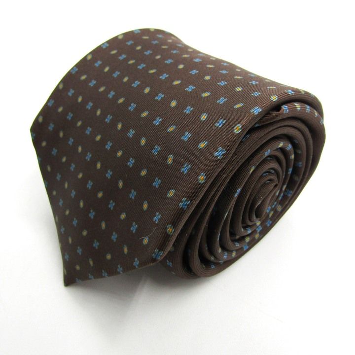 マリネッラ ブランド ネクタイ ドット 小紋柄 シルク イタリア製 PO