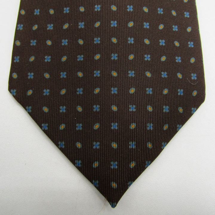 マリネッラ ブランド ネクタイ ドット 小紋柄 シルク イタリア製 PO