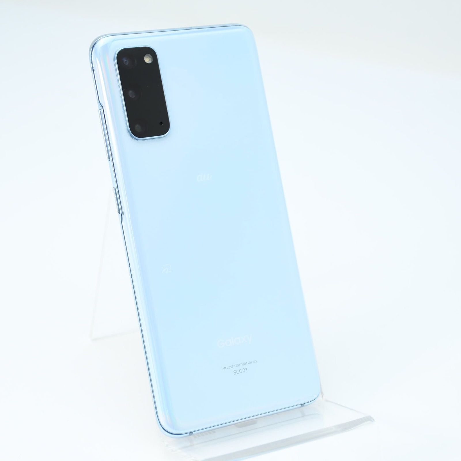 美品＊電池良好】SIMフリー au Galaxy S20 5G SCG01 クラウドブルー