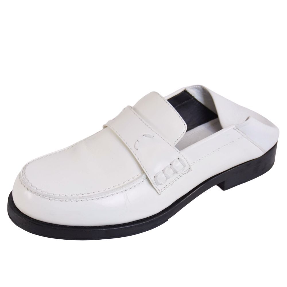 美品 メゾンマルジェラ Maison Margiela ローファー モカシン バ
