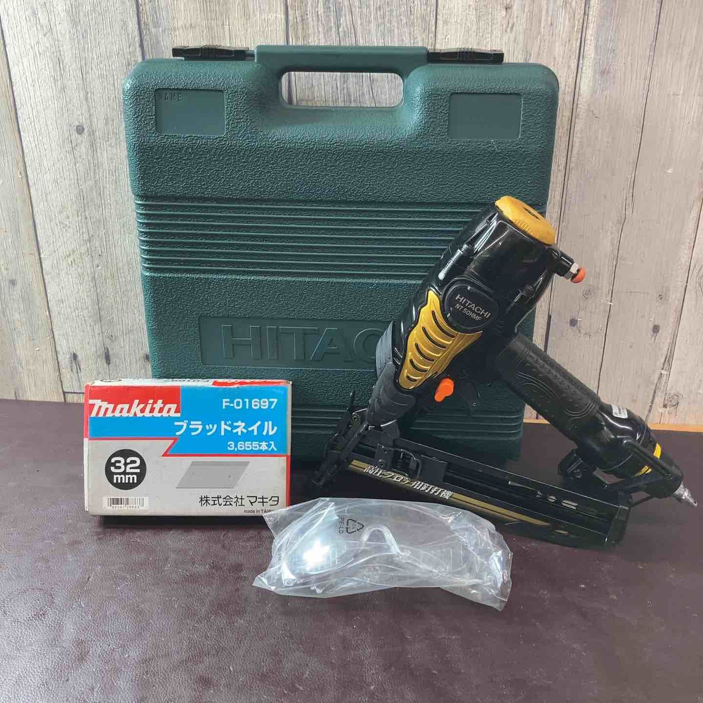 中古品】 ハイコーキ(HIKOKI ※旧:日立工機) 高圧フロア用釘打ち機 