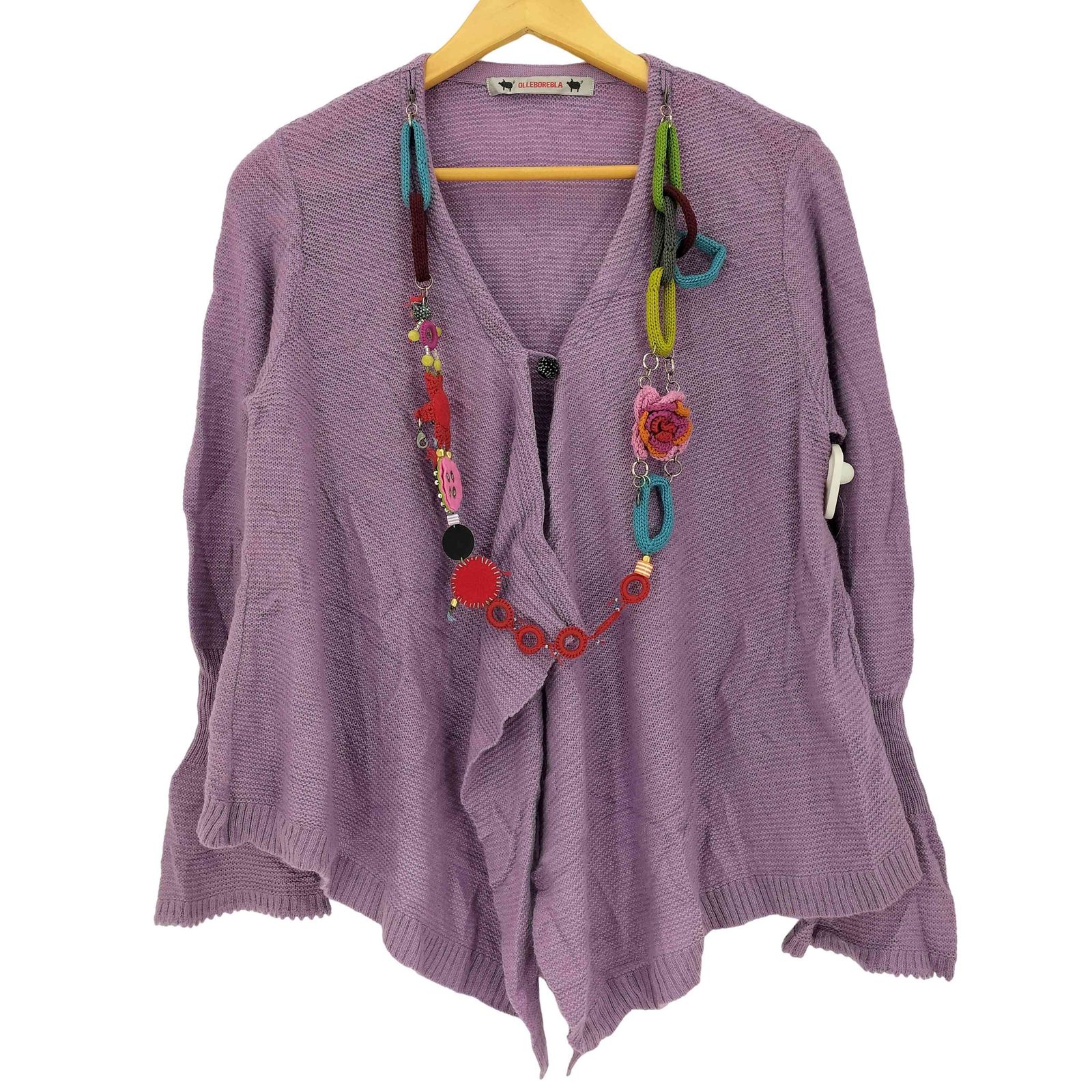 アルベロベロ OLLEBOREBLA オレボレブラ ビジュー装飾 アップリケ