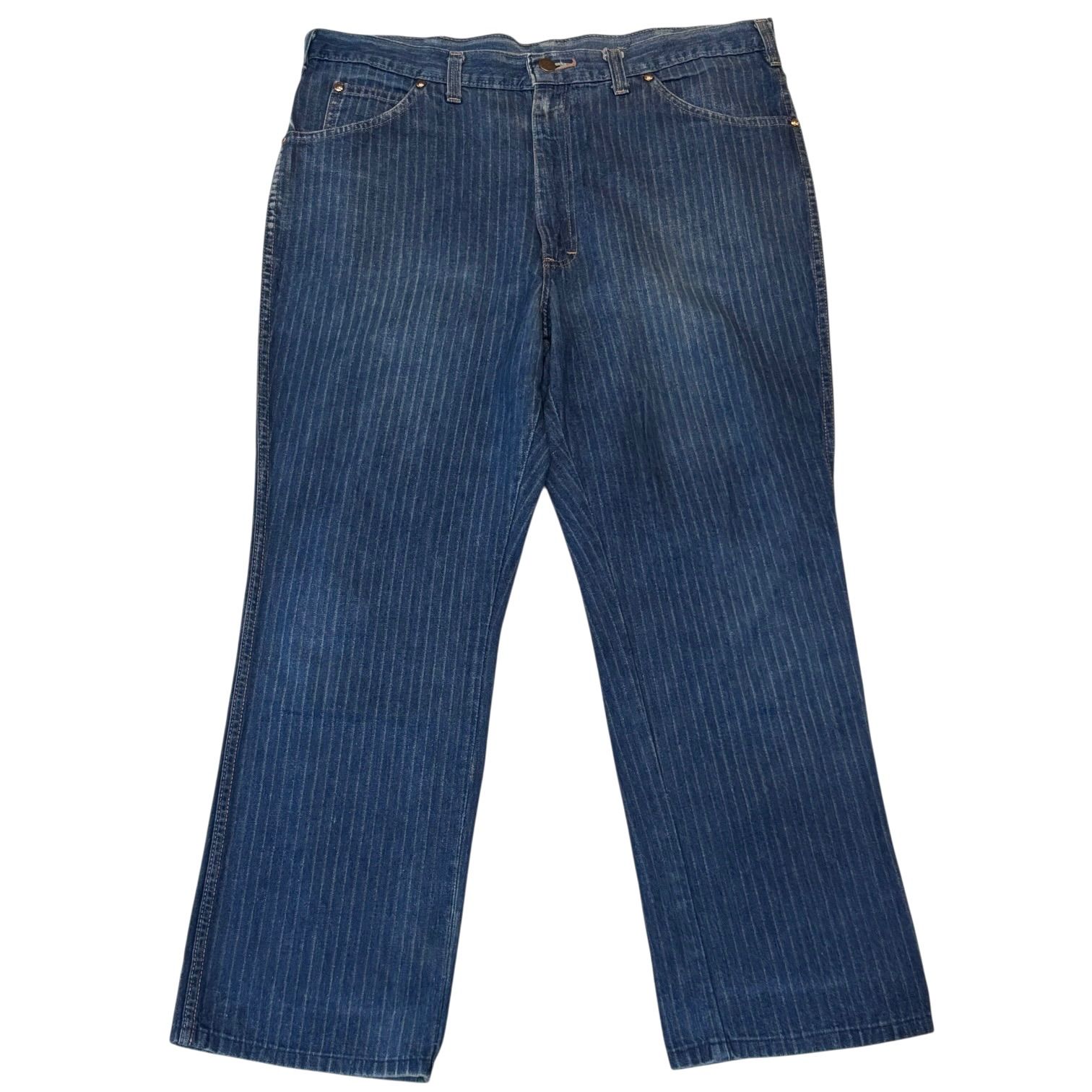USA製 80s Dickies Stripe Denim ディッキーズ ストライプデニム w36 
