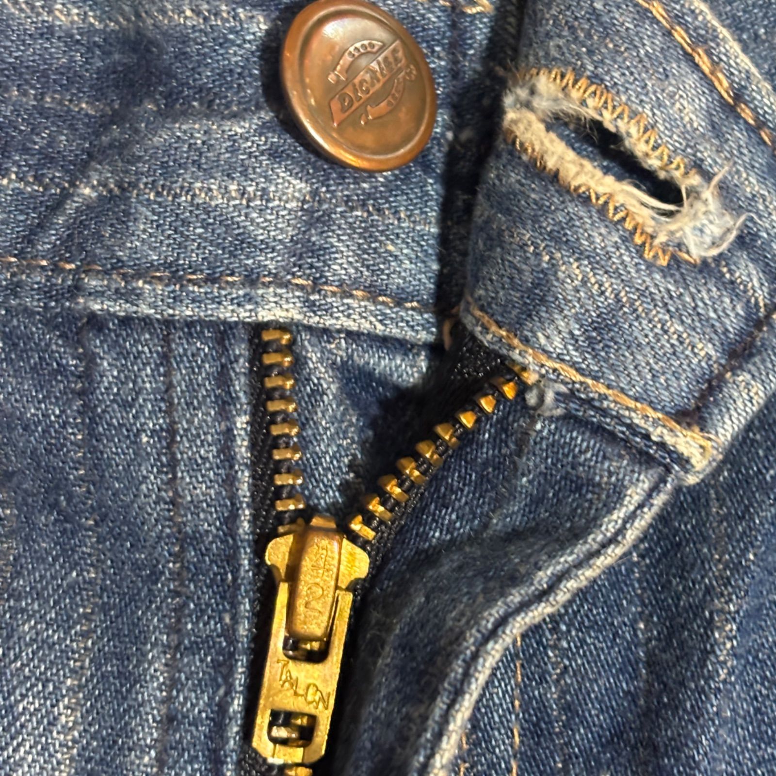 USA製 80s Dickies Stripe Denim ディッキーズ ストライプデニム w36