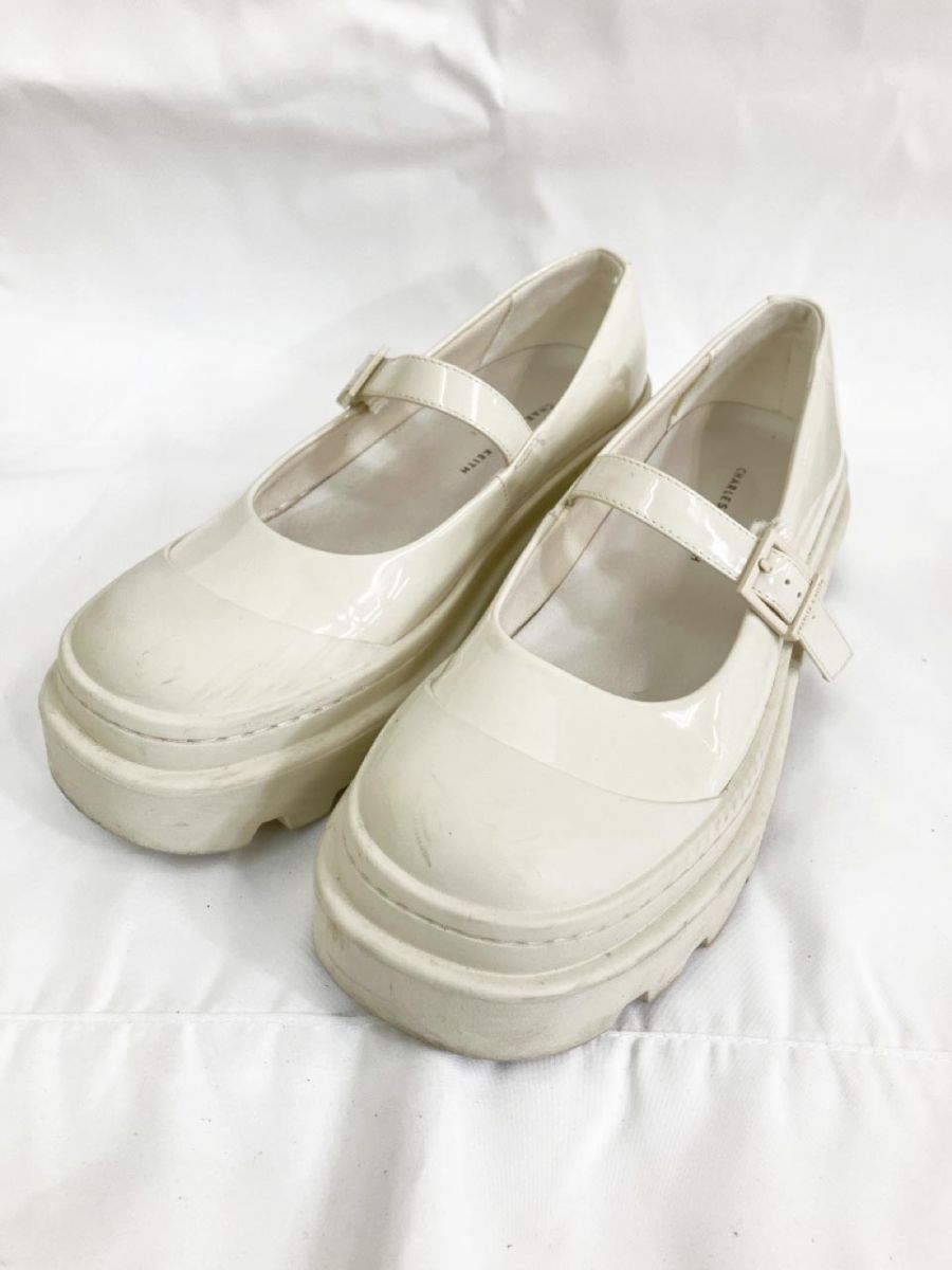 CHARLES & KEITH チャールズ＆キース ツートーン プラットフォーム