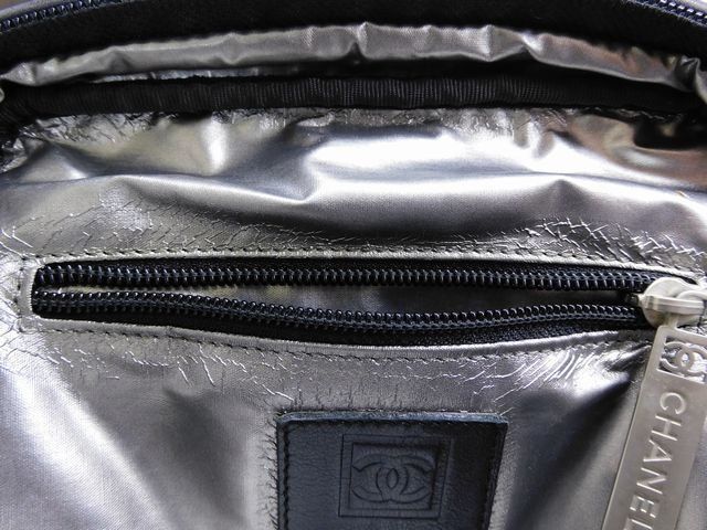 CHANEL シャネル スポーツライン □ リザード型押し ショルダーバッグ