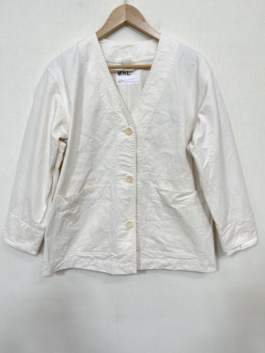 MHL. エムエイチエル マーガレットハウエル カバーオール WASHED