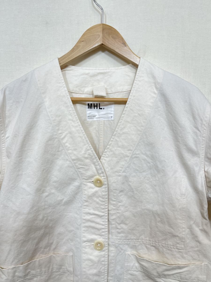MHL. エムエイチエル マーガレットハウエル カバーオール WASHED