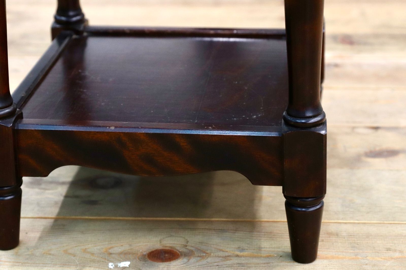 GMIS543C○北海道民芸家具 花台 飾り台 樺材 飛騨産業 和家具 レトロ