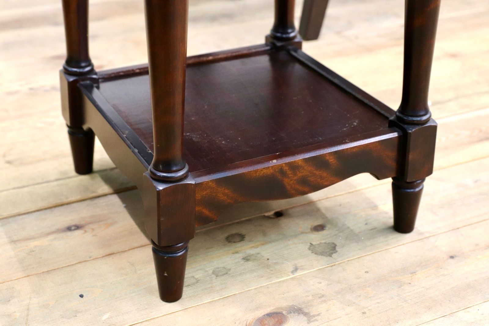 GMIS543C○北海道民芸家具 花台 飾り台 樺材 飛騨産業 和家具 レトロ