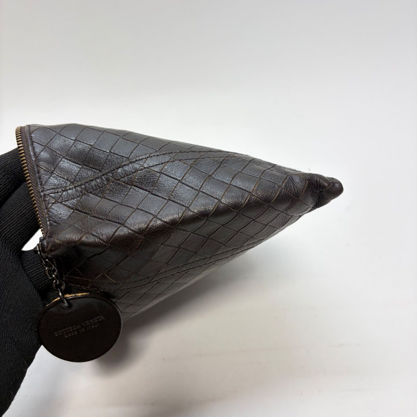 3818 BOTTEGA VENETA ボッテガヴェネタ ポーチ 小物入れ ダーク 