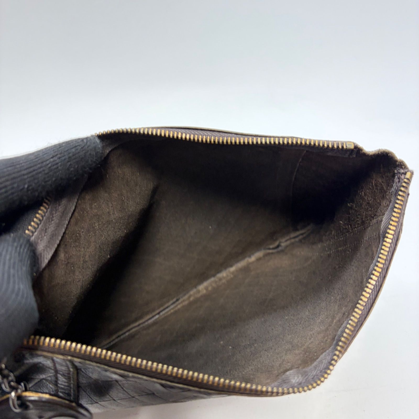 3818 BOTTEGA VENETA ボッテガヴェネタ ポーチ 小物入れ ダーク 