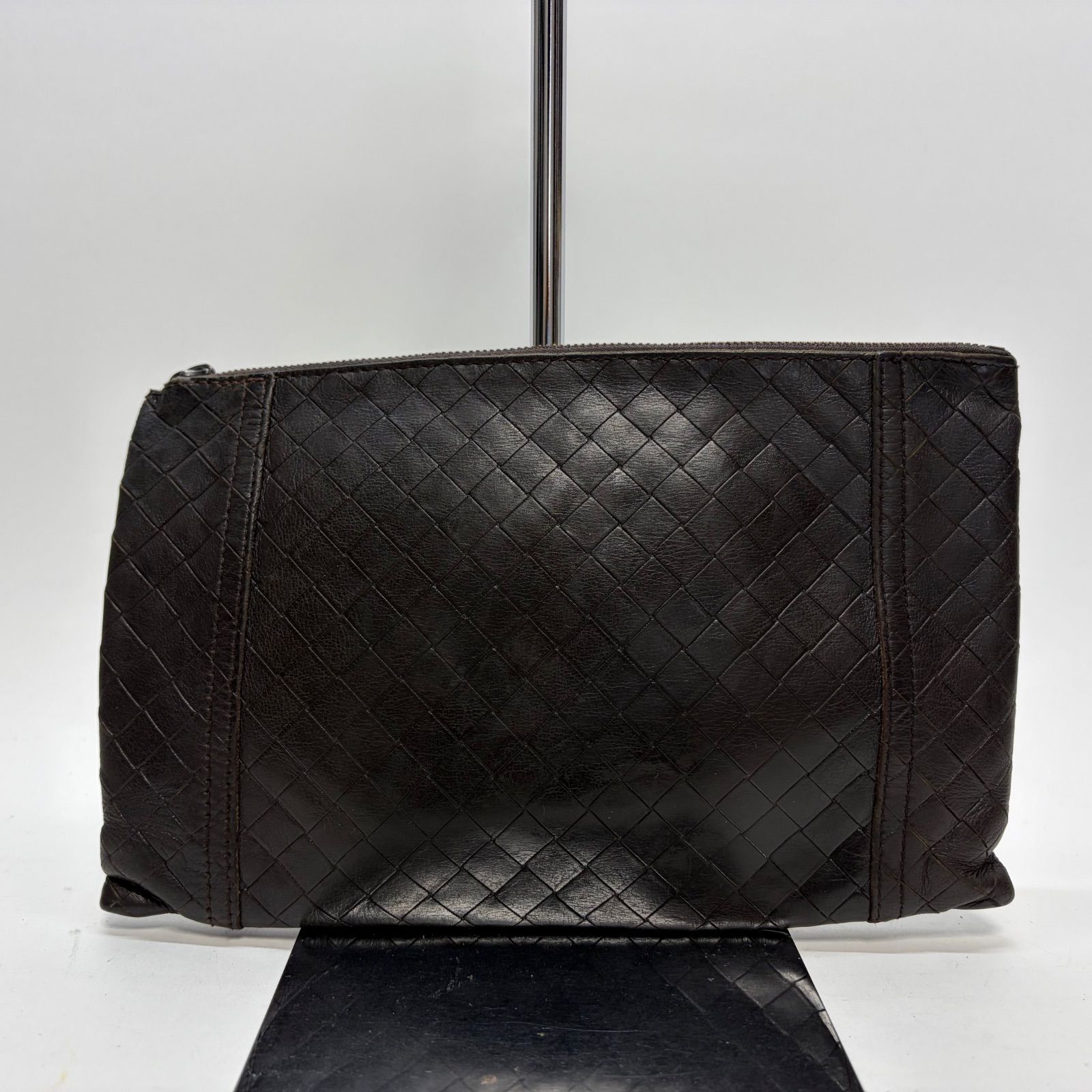 3818 BOTTEGA VENETA ボッテガヴェネタ ポーチ 小物入れ ダーク 
