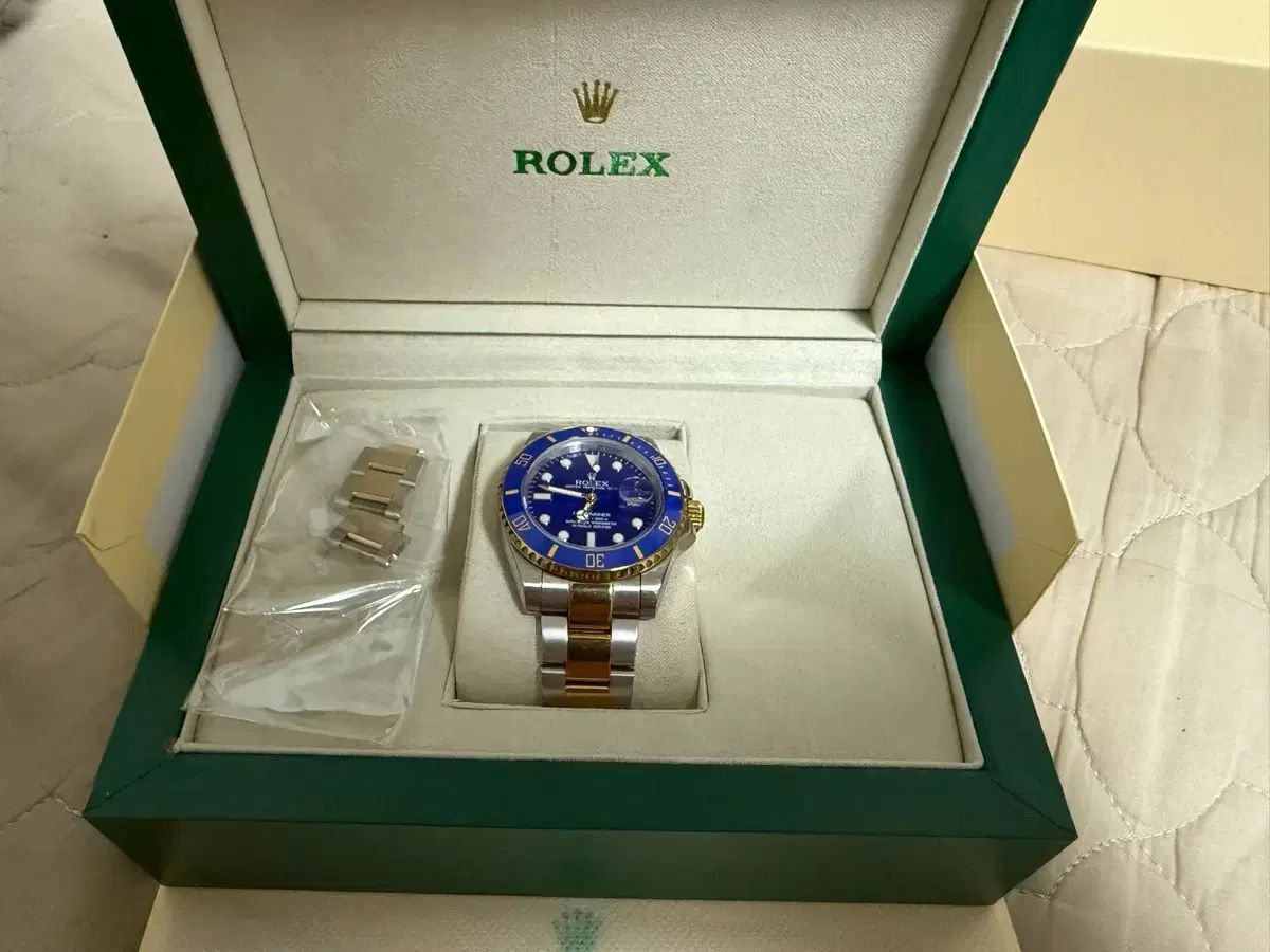  ROLEX ロレックス サブマリーナー デニムブルー スキニーパンツ 自動巻き時計 腕時計(アナログ)