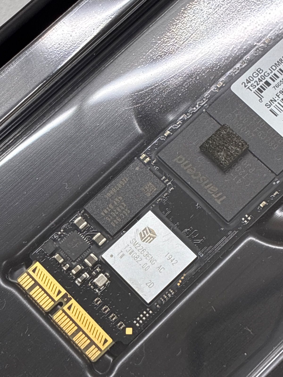 新品未使用】Transcend JetDrive 850 240GB NVMe SSD TS240GJDM850 Mac