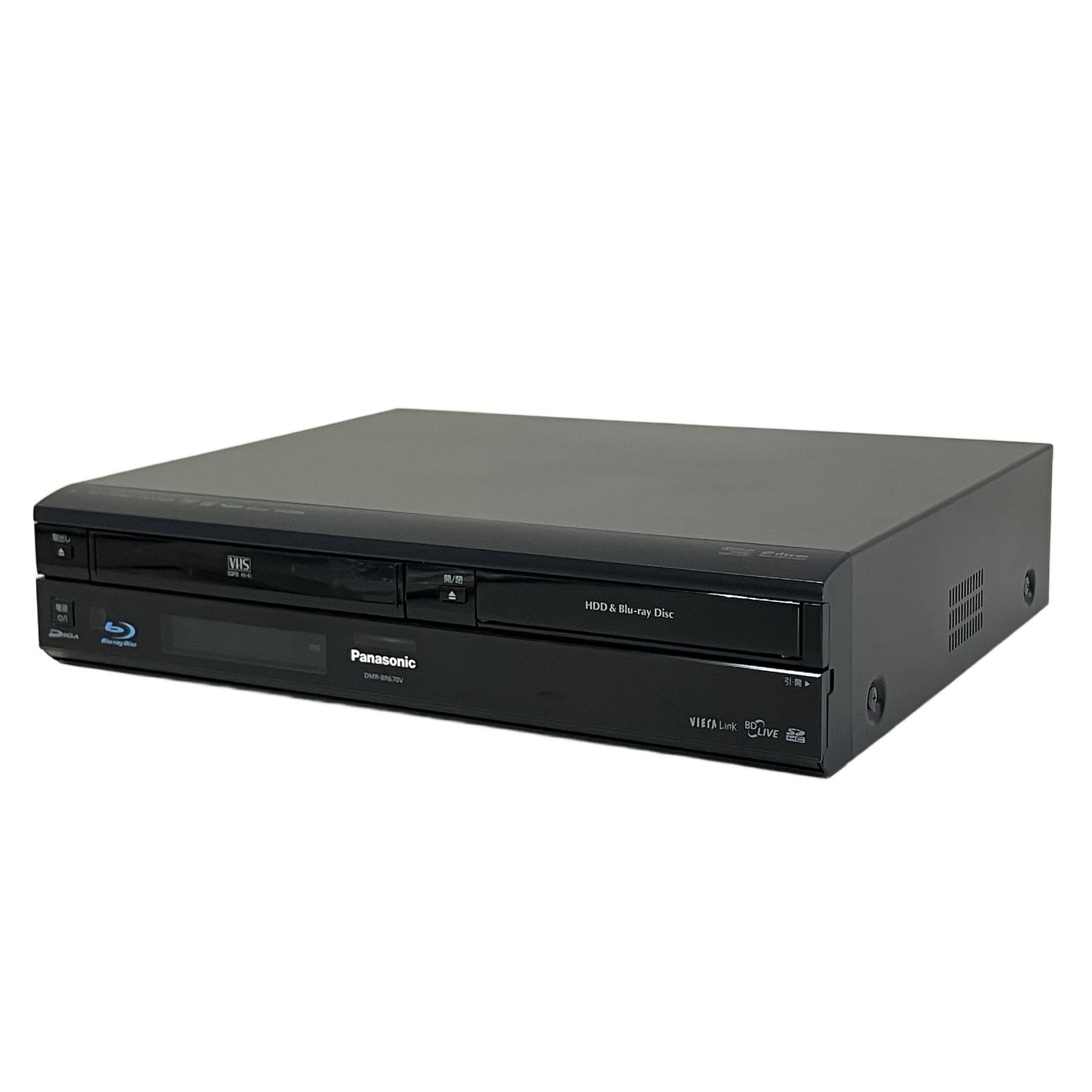 Panasonic ブルーレイレコーダー DMR-BR670V VHS対応 極上品】 Panasonic DMR-BR670V ビデオ一体 型レコーダー - メルカリ