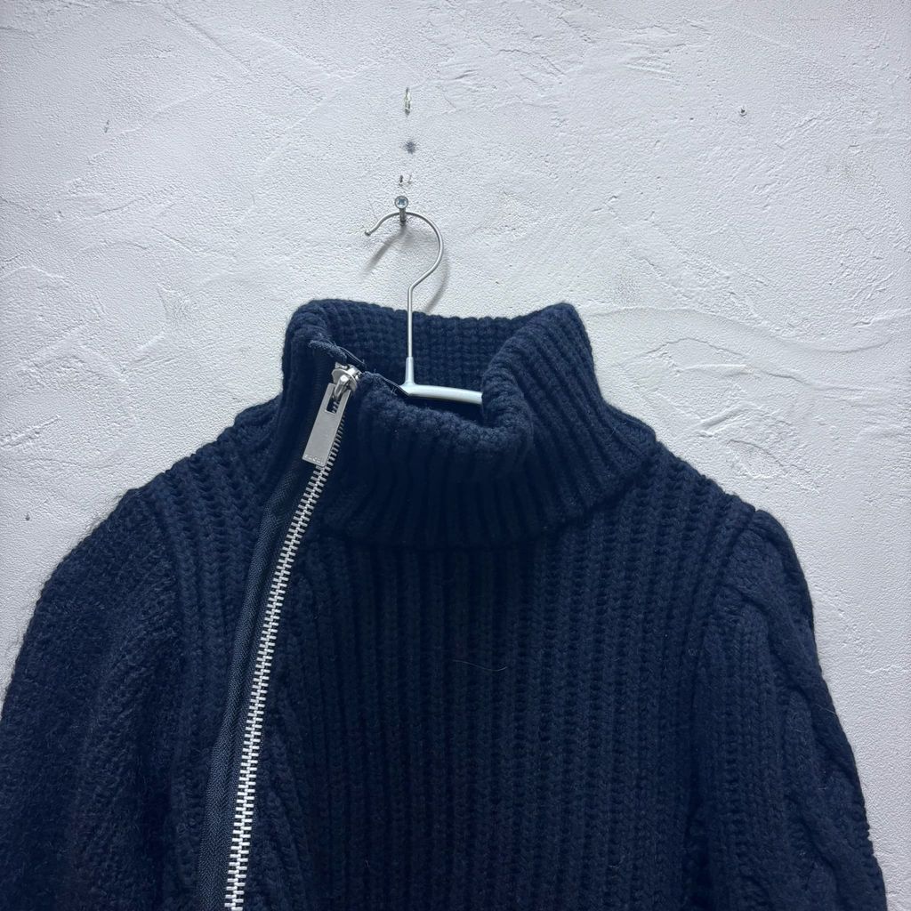 sacai サカイ 23AW Mohair Knit Blouson ニット 23-06850 ブラック sacai サカイ 23AW Mohair Knit Blouson ニット 23-06850 ブラック