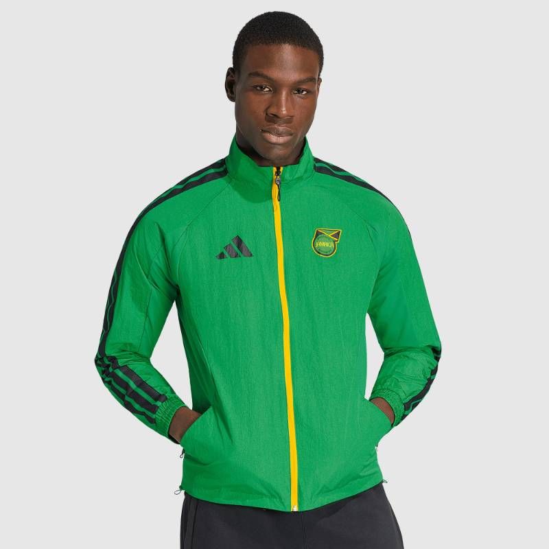 【送料無料・匿名配送】adidas アディダス ジャマイカ代表 2026 公式 アンセム ジャケット 黄 黒 新品 正規品 日本未発売 W杯