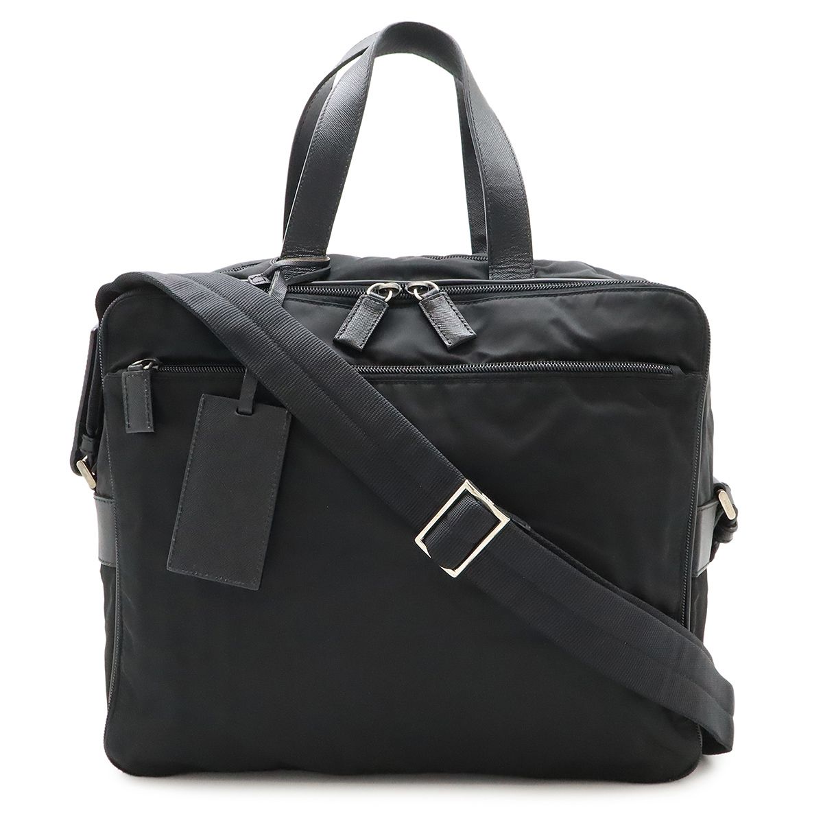 PRADA ブラック ビジネスバッグ PRADA プラダ ナイロン ビジネスバッグ