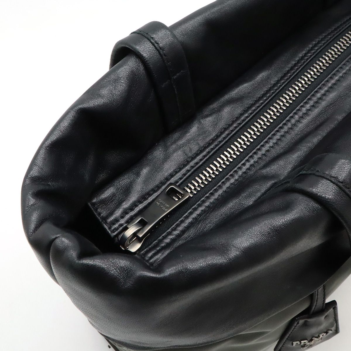 PRADA プラダ トートバッグ ショルダートート ナイロン ナッパレザー 