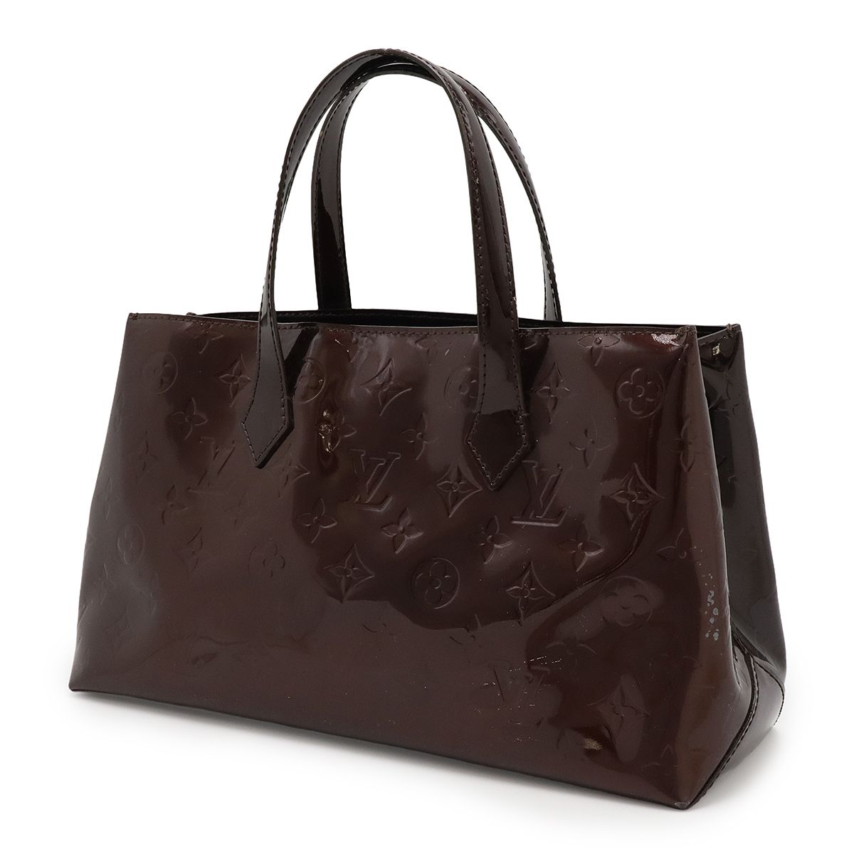 LOUIS VUITTON ルイ ヴィトン モノグラムヴェルニ ウィルシャーPM 