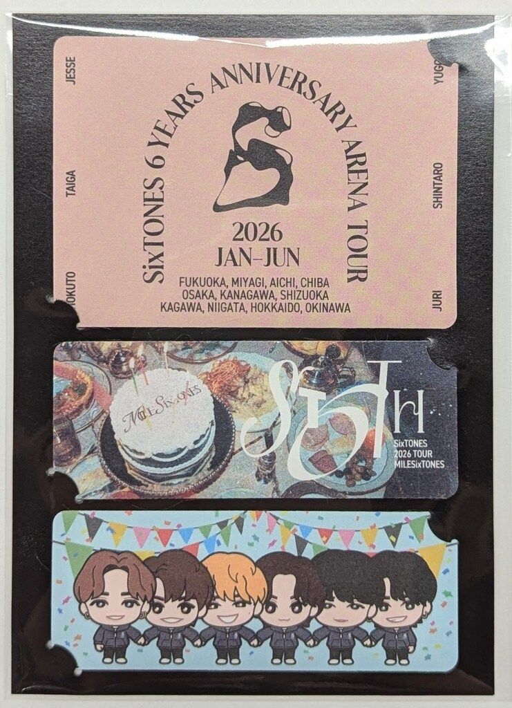 SixTONES 25年MILESixTONES ツアーステッカー - メルカリ